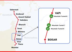Breakthrough Achieved in 3rd Mountain Tunnel in Palghar District, Maharashtra for Mumbai–Ahmedabad Bullet Train Project
